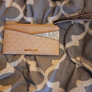 Jet Set Medium Color-Block Graphic Logo Crossover Wristlet